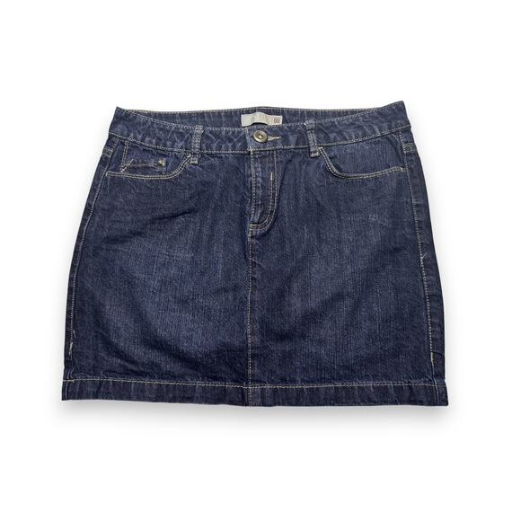 Route 66 Classic Fit Blue Denim Mini Skirt Size 6 - Picture 1 of 6